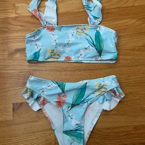SHEIN bikini set light blue